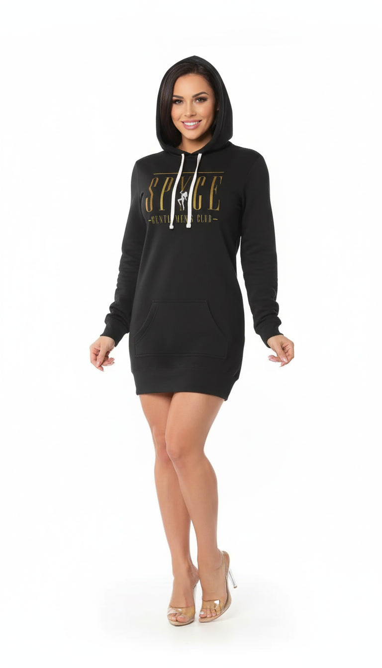 Hooded Sweatshirt Dress