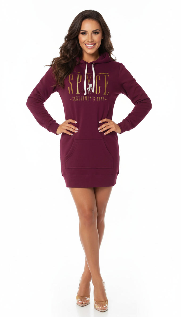 Hooded Sweatshirt Dress