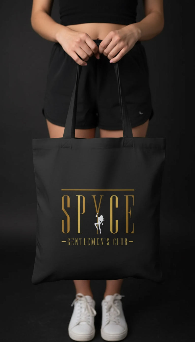 Spyce Black Tote