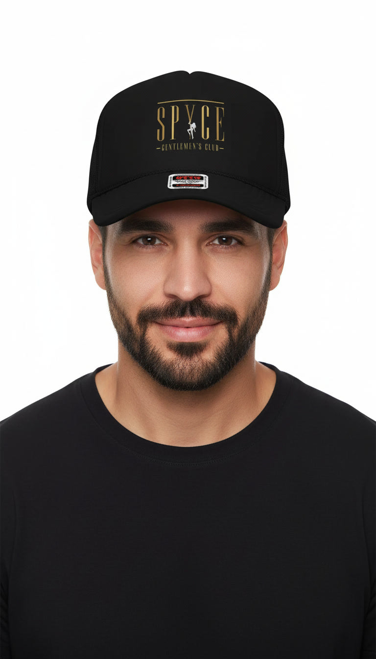 Spyce Black Trucker Hat